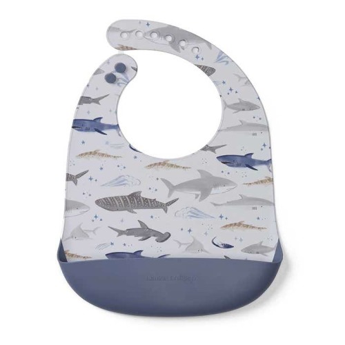 Patterned Silicone Bib