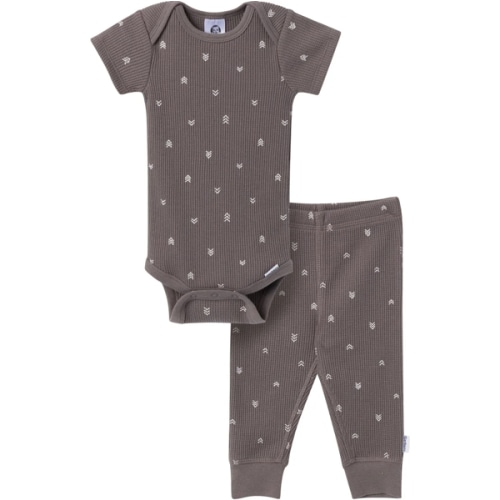 2-Piece Baby Neutral Arrow Heads Onesies® Bodysuit and Pants Set – Gerber Childrenswear 12M
