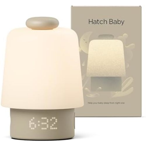 Hatch Baby Sound Machine & Night Light Routine Builder (Greige)