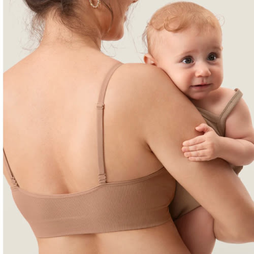 Ribbed Scoop Nursing Bralette