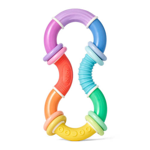 Twista Rattle Teether Toy | Colorful Rings