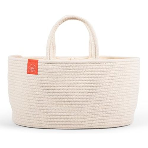 Diaper Caddy Organizer - Baby Shower Gifts - Newborn Essentials Must Haves - New Mommy Essentials - Boy or Girl Nursery Décor - Bed Caddy - Car Organizers and Storage.