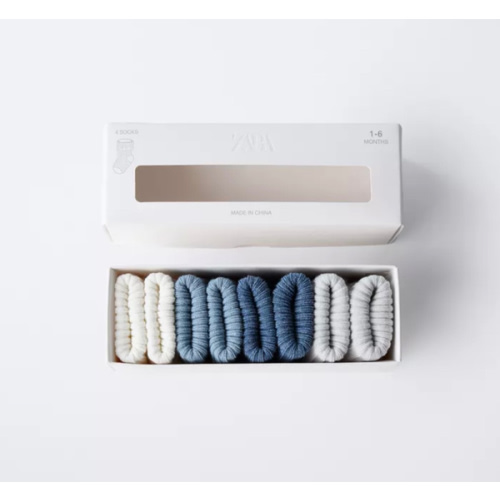 FOUR-PACK OF COLOR SOCKS - Blue marl | ZARA United States