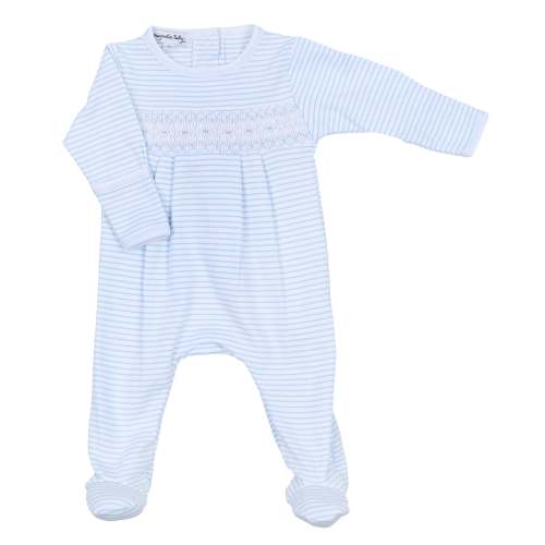 Magnolia Baby Katie & Kyle Smocked Boy Footie
