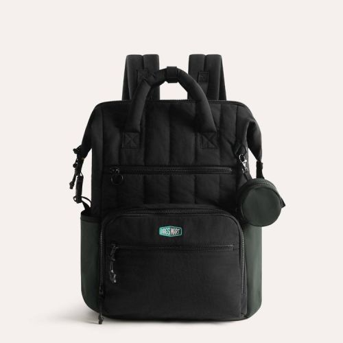 Bagsmart 25L Walker Featherlight Travel Diaper Backpack - Black