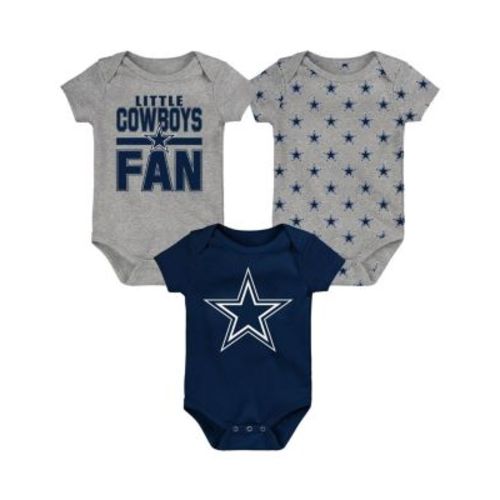 Newborn 3-Piece Dallas Cowboys Little Tike Bodysuit Set