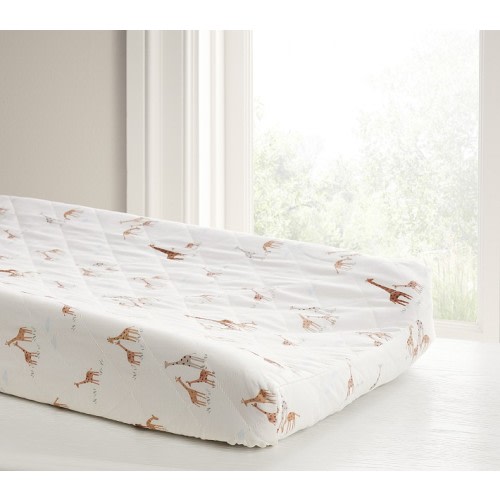 Goldie Giraffe Changing Pad Cover | Pottery Barn Kids