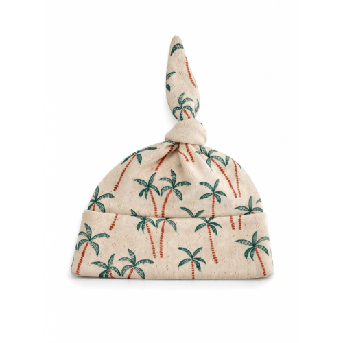 Palm Tree / Organic Pointelle Beanie