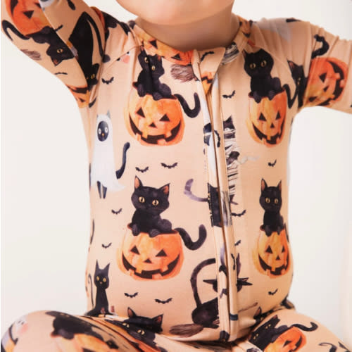 Feline Spooky Convertible Romper