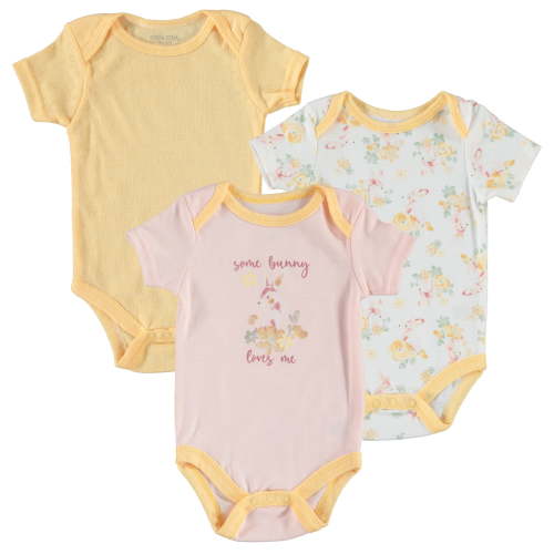 Kyle & Deena Baby Girl 3 PK Bodysuits, Sizes Newborn-9 Months