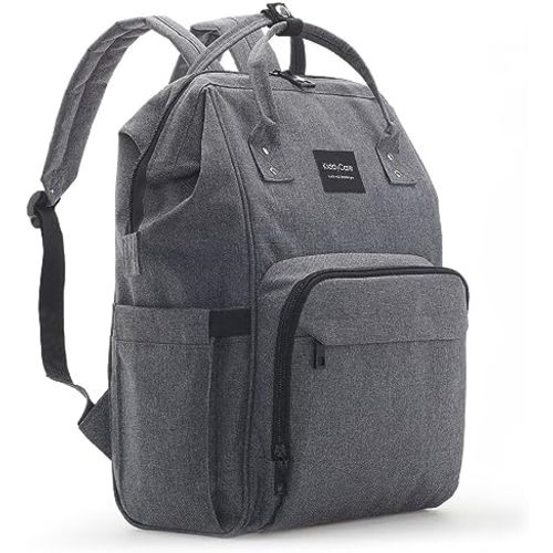 Kiddycare Diaper Bag Backpack | Baby Diaper Bags with Changing Station for Mom | Multipurpose Waterproof Travel Backpack Tote Bag for Maternity Baby Bags Enormous for Unisex, Stylish | Dark Gray