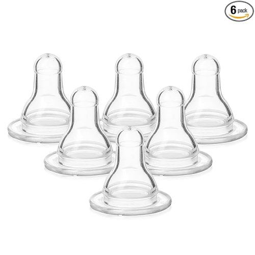 Evenflo Feeding Classic BPA-Free Silicone Medium Flow Nipples - 3 Months+, Clear