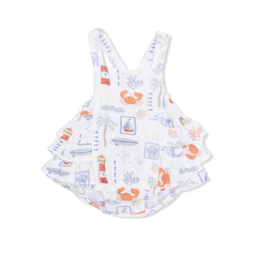 Ruffle Sunsuit, Club Mediterranean