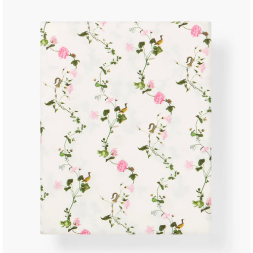 The Crib Sheet - Pink Pond Floral