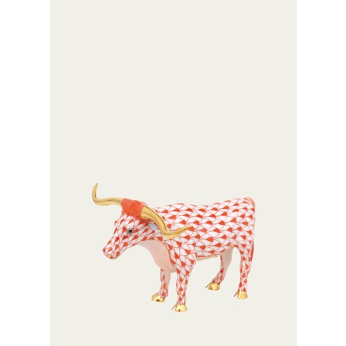 Porcelain Longhorn Figurine