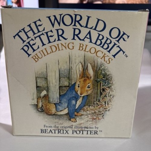 The World Of Peter Rabbit Building Blocks Stacking Cubes Preowned Mint