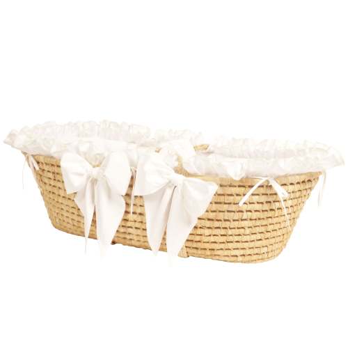 Lambikins Moses Basket Set - Pink