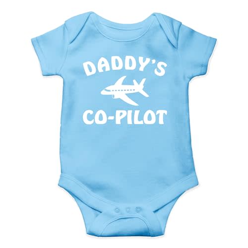 AW Fashions Daddy's Co-Pilot - Adventures With Dad - Funny Infant One-piece Baby Bodysuit