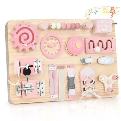 Joyreal 15-in-1 Montessori Busy Board for Toddlers
