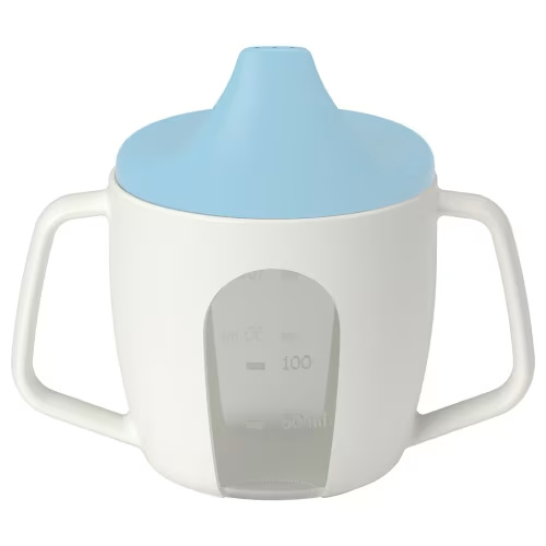 BÖRJA Training cup - white/blue