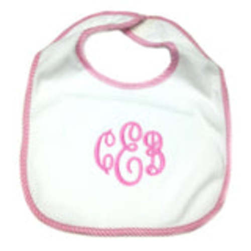 Monogram Baby Bibs | Monogrammed Baby Gifts – Preppy Monogrammed Gifts