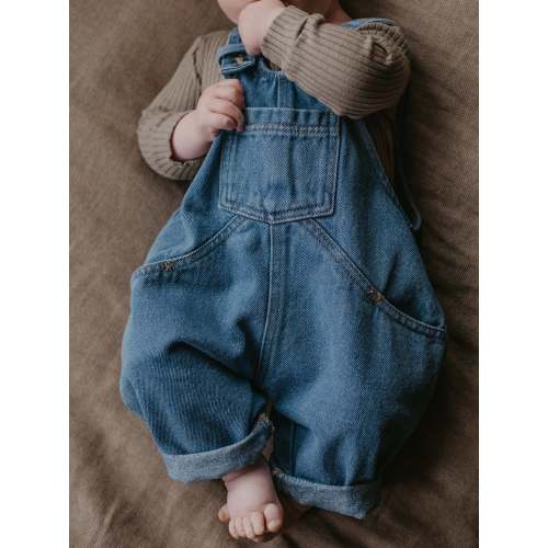 The Oversized Denim Dungaree | Organic Kids Overalls | The Simple Folk
