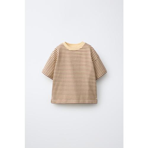 STRIPED T-SHIRT - Blue / Steel | ZARA Canada