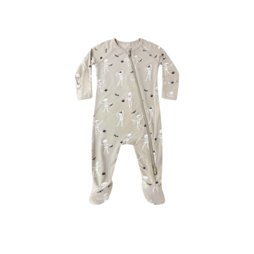 BAMBOO ZIP FOOTIE || SKELETONS – Wrightsville Ave Boutique