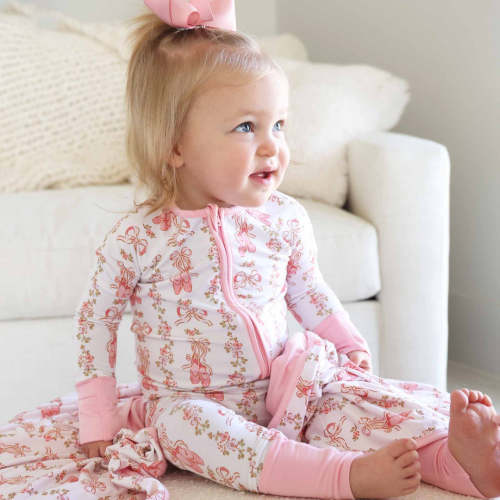 Ballet Blossoms Convertible Zip Romper