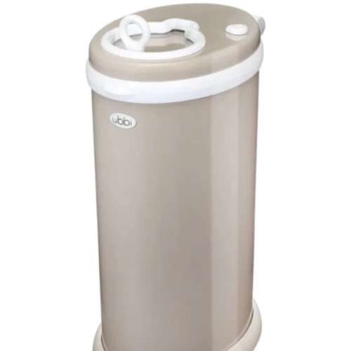Ubbi Nappy Bin Taupe – Baby Kingdom