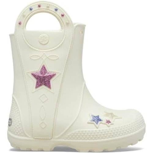 Crocs Kids' Handle It Rain Boots | Waterproof Slip On Shoes | Kids' Rain Boots