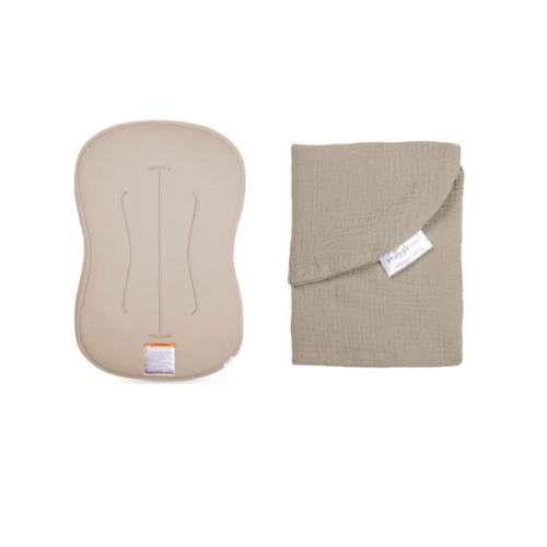 Lounger Curve + Muslin Cover Set | Birch