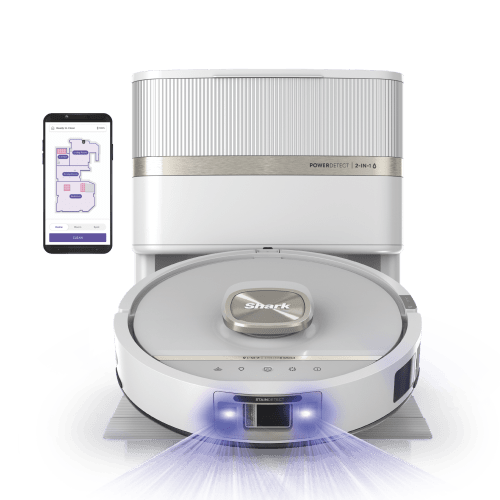 Shark PowerDetect™ UV Reveal™ 2-In-1 Vacuum and Mop in White | SharkNinja
