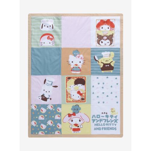 Sanrio Hello Kitty and Friends Bento Box Quilted Baby Blanket - BoxLunch Exclusive