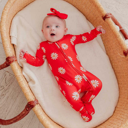 Bamboo Zip-Up Footie Pajama - Jessa