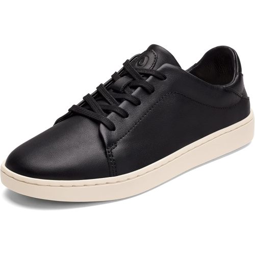 OLUKAI Pehuea Li 'ILI Women's Everyday Leather Sneakers, Casual & Versatile Shoes with Drop-in Heel, Soft & Premium Materials, All-Day Comfort & Support