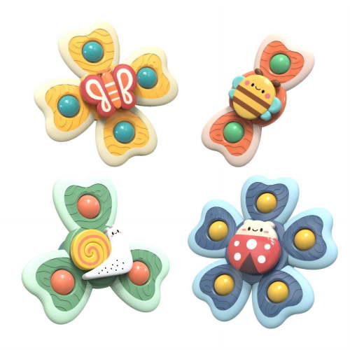 BESTSKY Fidget Spinner,Suction Cup Spinner Suction Spinners Baby,Spinner Toys for Babies