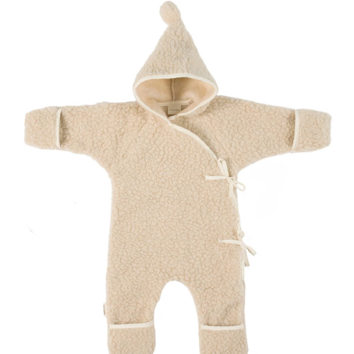 HARRODS X BINIBAMBA MERINO WOOL SNUGGLESUIT BABY ROMPER