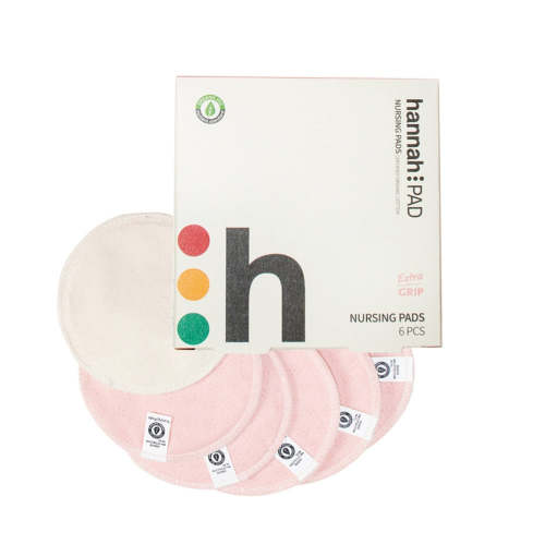 Hannah Nursing Pads Organic Cotton x 6 Pack