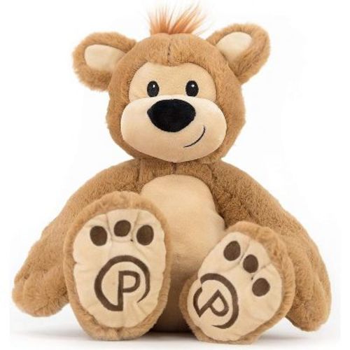 Plushible Pawley the Bear 18-inch Adult & Kids/Child Plush - Medium Sitting Stuffed Animal Bear - Heartfelt Valentine's Day Keepsake