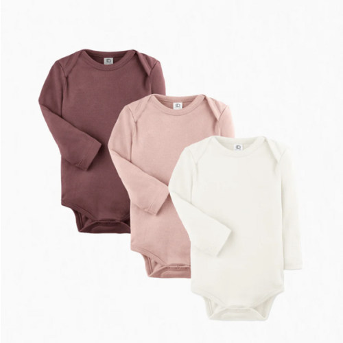 3-Pack Long Sleeve Bodysuit Bundle