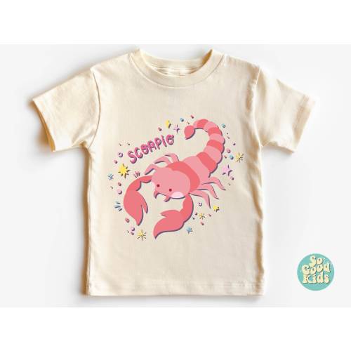Scorpio Kids Shirt, Zodiac Toddler Shirt, Newborn Gift Idea, Scorpio Zodiac Baby Bodysuit, Zodiac Shirt Kids, Astrology Bodysuit