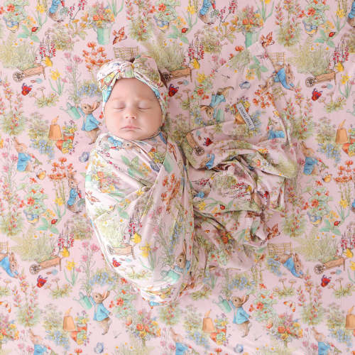 Peter Rabbit™ Garden Swaddle Headband Set