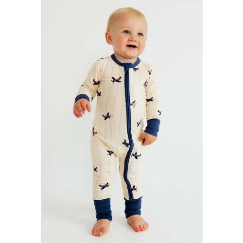 Airplane Zipper Romper