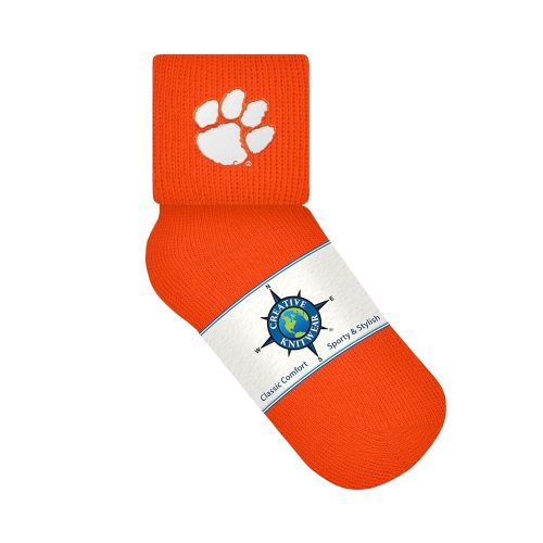 Creative Knitwear College Baby Anklet Sock - Embroidered Team Logo, Unisex (0-12 Months), Baby Sports Apparel
