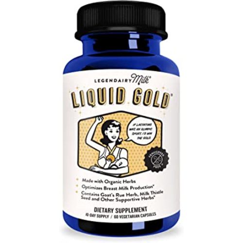 Legendairy Milk® Liquid Gold® - Herbal Breastfeeding Supplement to Increase Milk Supply - Contains Goats Rue and Milk Thistle
