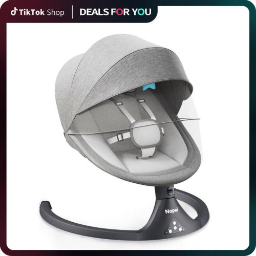 【Flash Sale Ending Soon】Baby Swing for Infants, Baby Rocker Portable - TikTok Shop