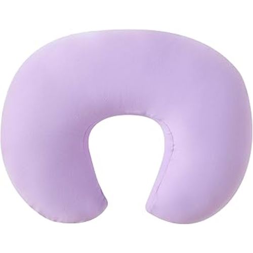 Nursing Pillow Cover, Stretchy Cotton Soft Removable Breastfeeding Pillow Cases Slipcover Fits for Standard Nursing Pillow for Baby Boys Girls (Purple)