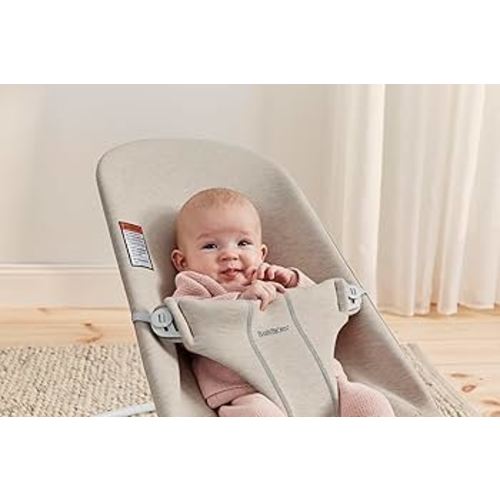 Amazon.com : BabyBjörn Bouncer Bliss, Light Beige, 3D Jersey | 2-in-1 Adjustable Baby Bouncer Seat and Toddler Chair, Newborn to Toddler (8-29 lbs), 4 positions, Lightweight & Portable : Baby
