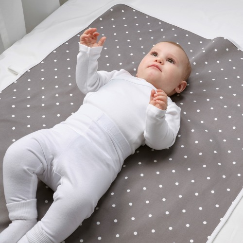 LEN Changing pad, dotted/gray